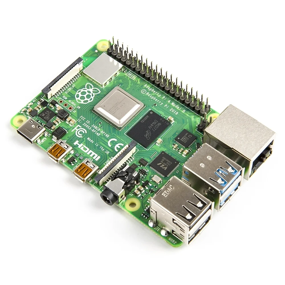 Raspberry Pi 4 Model B 2GB RAM BCM2711 Quad core Cortex-A72 ARM v8 1.5GHz Support 2.4/5.0 GHz WIFI
