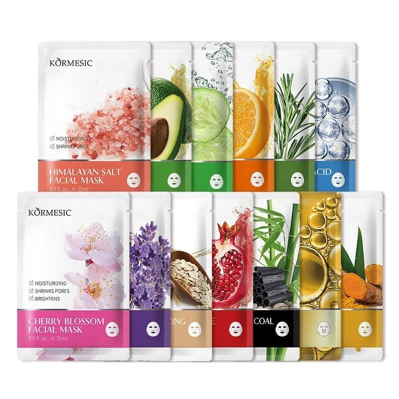 2023 ODM OEM Private Label KORMESIC cucumber moisturizing face smooth whitening facial mask