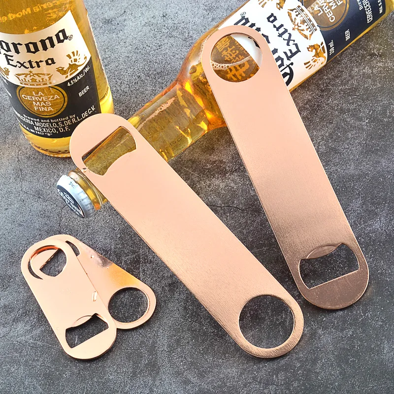 Manufacturer Customized Blank Flat Beer Opener Custom Logo Sublimation Bar Wine Opener Stainless Steel Bottle Opener