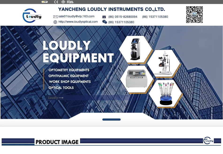 Loudly brand Higher quality wall mount Ophthalmic equipment Ophthalmoscope and Otoscope set DW-1050