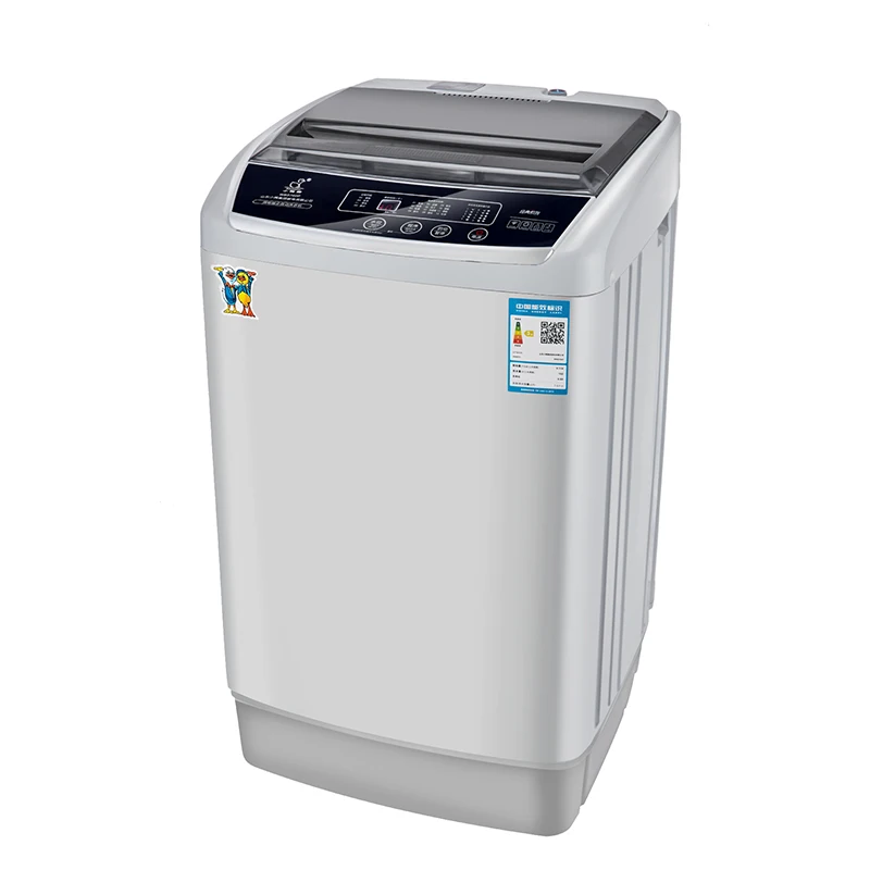 6KG FULLY Automatic TOP LOADING Washing Machine for Home Electric Plastic White Household Appliances Portable Mini Freestanding