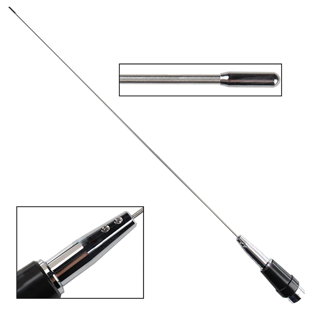340-520MHz UHF Mobile Antenna Outdoor Whip Car Radio Antenna with PL259 Connector 570mm Truck Radio Antenna for Mobile Radio