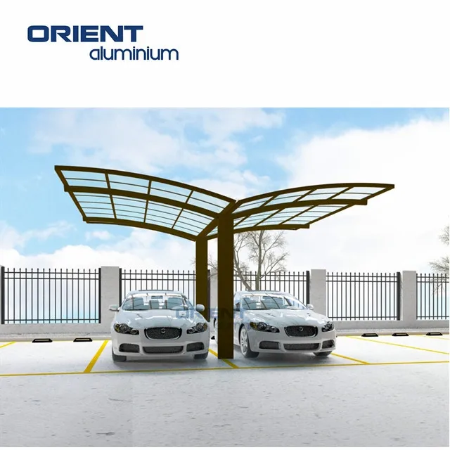 customize outdoor car port garages 10FT*17FT aluminium carport garage kits