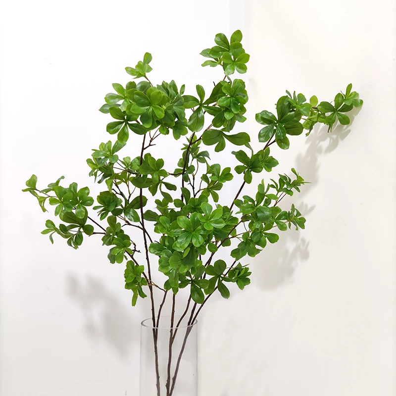 Top Grade Natural Looking Artificial Horse Drunken Tree Branches Plant Faux Silk Japanese Bell Leaves Plant For Indoor decor