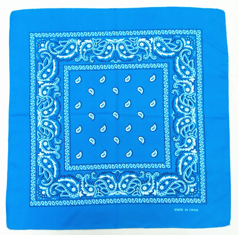 Square Bandana Cheap High Quality Cotton Polyester Headwear Hair Bandana with Custom Logo Printed bandana scarf