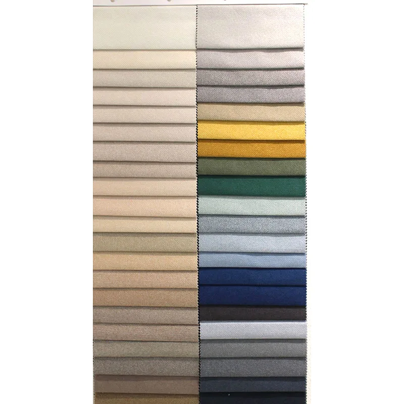 Popular Water-Resistant Polyester Velvet Upholstery Fabric Cationic Sofa Fabric with Dyed Pattern Living Room Furniture Sofa Set