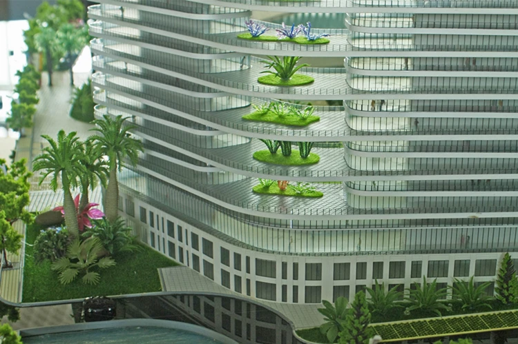 architectural building scale model  landscape model