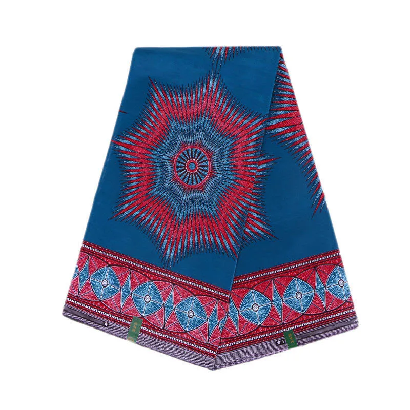 New 100% Cotton African Wax Fabrics, Hot Sale 100% Cotton Java Wax Print Fabric/