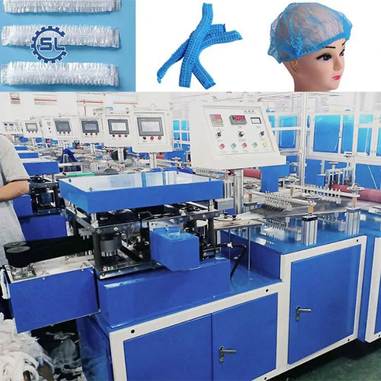 Automatic Disposable Non Woven Doctor Surgical Bouffant Caps- Making Machine