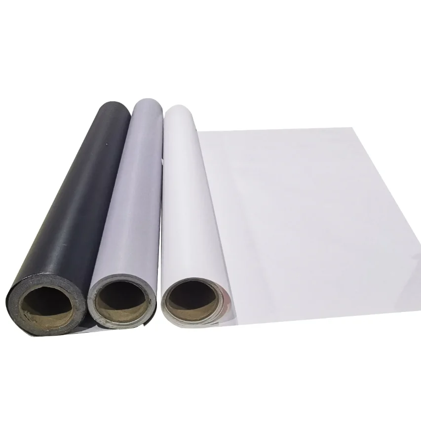 frontlit banner premium black back matte finish vinyl panaflex rolls pvc flex banner blackout