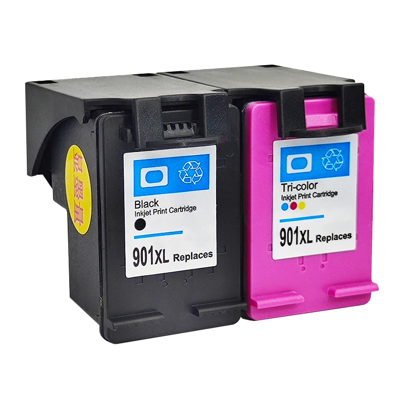 Compatible HP 901XL 901 XL ink cartridge for CC653AA CC656A CC654AE OfficejetJ 4580 J4660 J4680