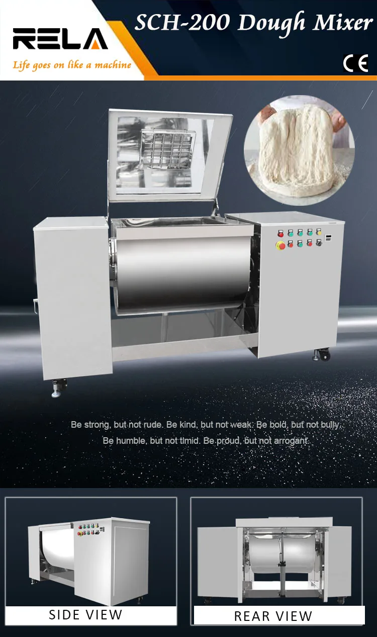 CE 20 25 30 40 50 60 100 l litre liter industrial cake bread dough baking mixer machine maize corn flour ribbon mixing equipment