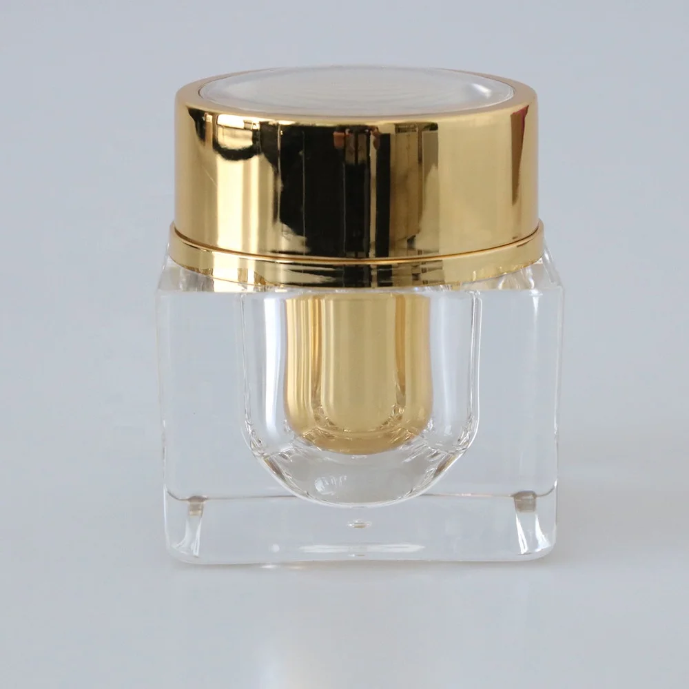 Acrylic Jars Custom 15ml 30ml 50ml Plastic Powder Cosmetic Face Cream Jars