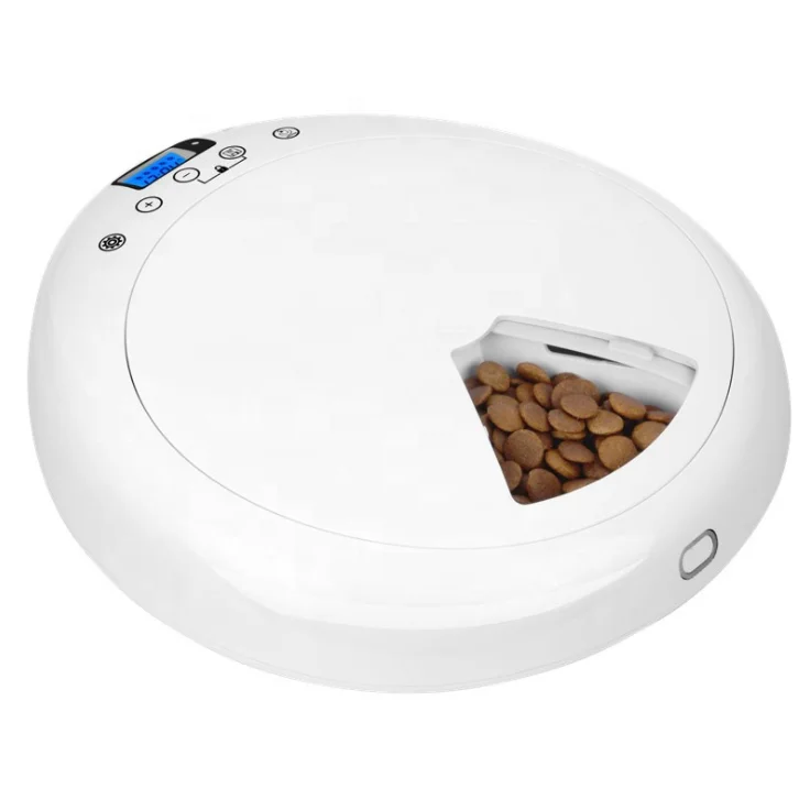 Smart 6 Separated Meal Trays Electronic Automatic Pet Cat Dog Bowl Timed Feeder