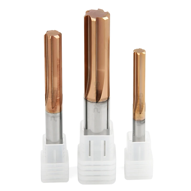 PHIPPS carbide stainless steel milling cutter 5mm compression cutting end mill 6 mm shank flat straight flute reamers tool 9mm