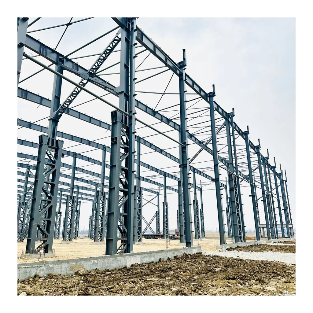 two story steel structure warehouse easy installation steel warehouse steel bar storage warehouse