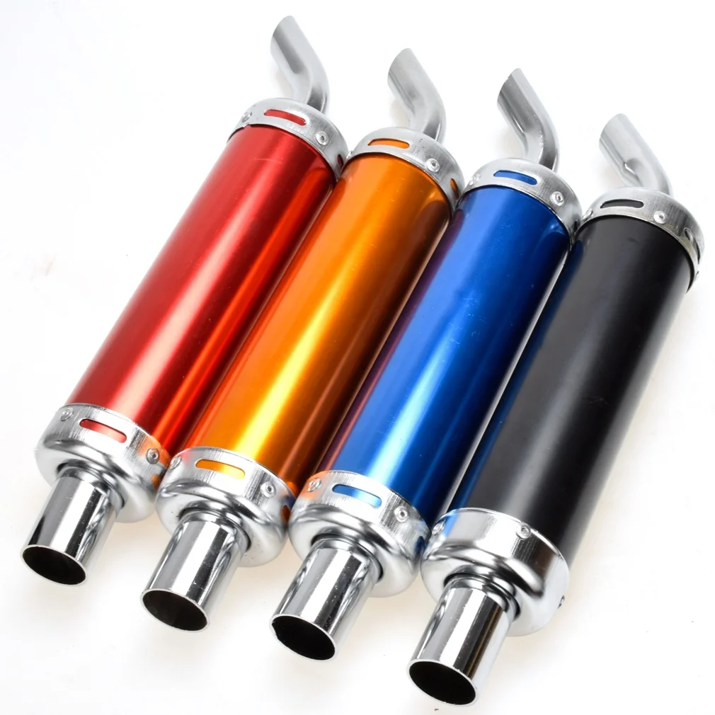 HIAORS Motorcycle 28mm Exhaust Modify Muffler Pipe for 110-125cc Scooter Pit Bike Dirt Bike ATV Motocross Moto Parts