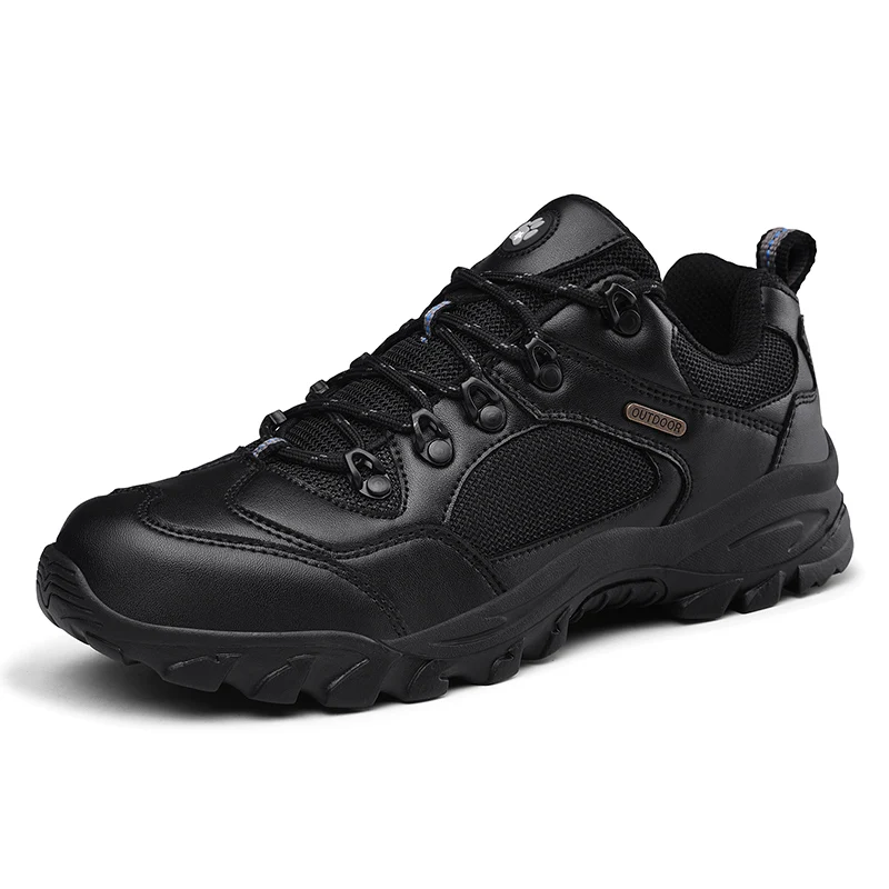 High quality lightweight lace up warm breathable outdoor waterproof hiking shoes