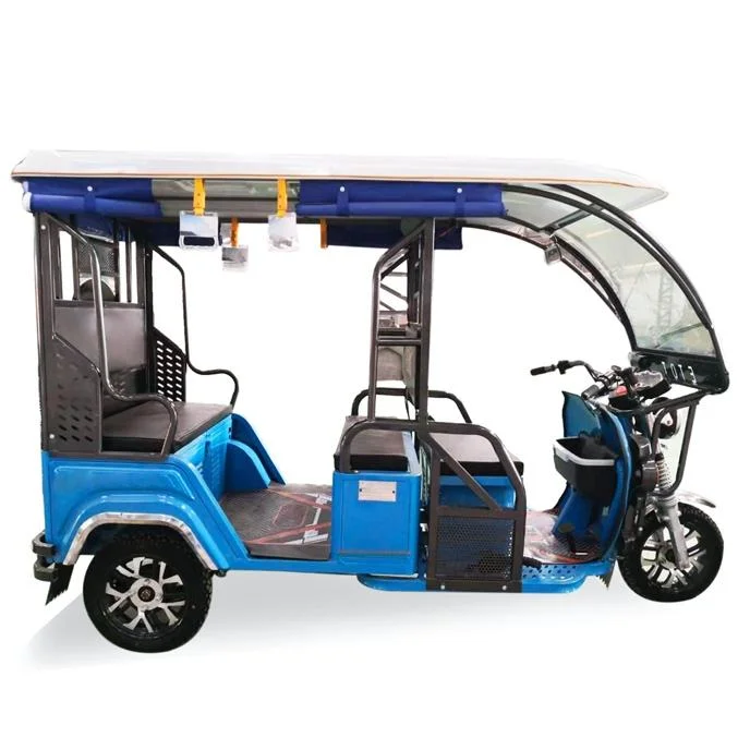 2024  Adult Tricycle 5 Passenger Electric Tricycles 3 Wheel Electric Cargo Tuk Tuk