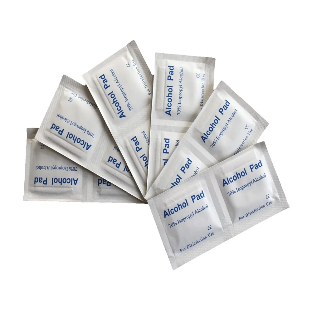 Cheap price factory directly alcohols prep pads for nails white alcohol pad & swab for sale