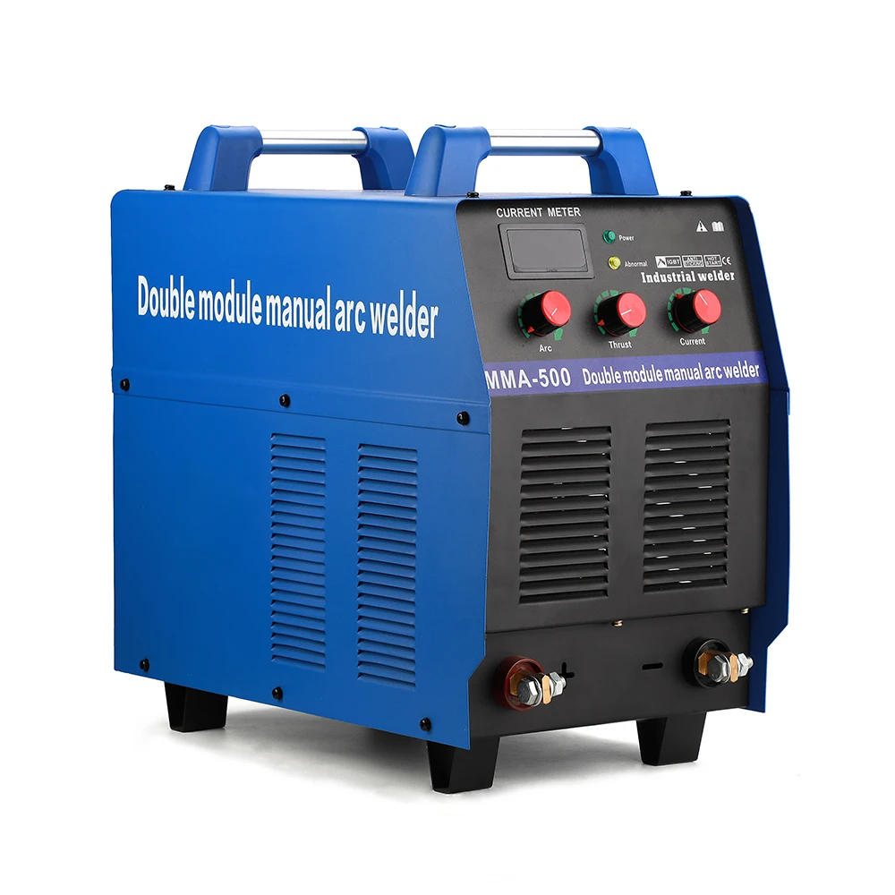 Оптовая продажа 500 усилитель 380 В 15KVA 500A IGBT двойной модуль ручной дуговой сварочный аппарат mma