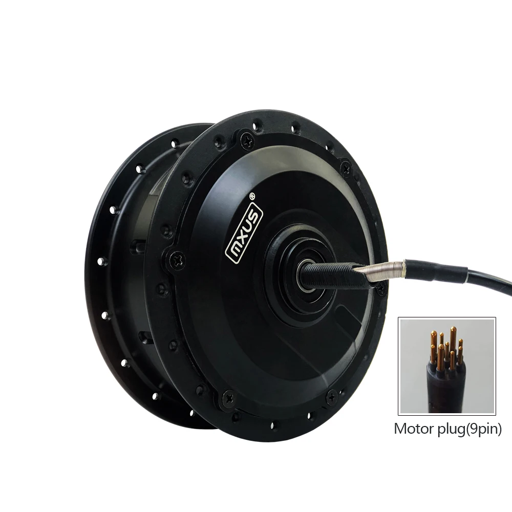 MXUS Electric Bicycle Motor 350W 36V 48V Brushless Gear Hub Motor Front Rear Ebike Wheel Drive Motor