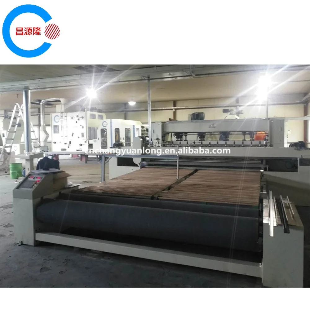 New technology needle punching fiber glass felt mat making machine