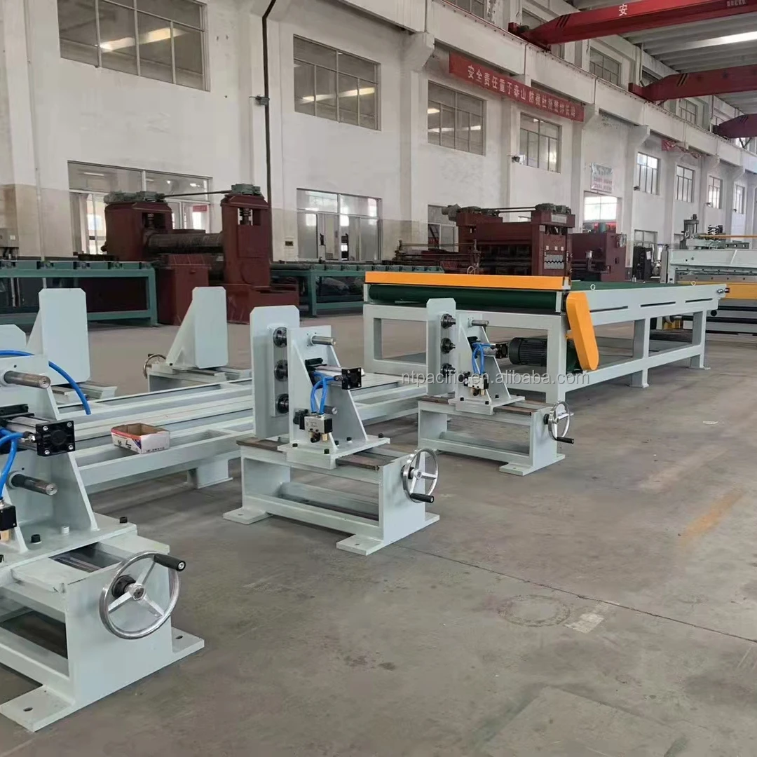 high speed decoiler straightening machine decoiler and shearing machine steel coil cutting machine