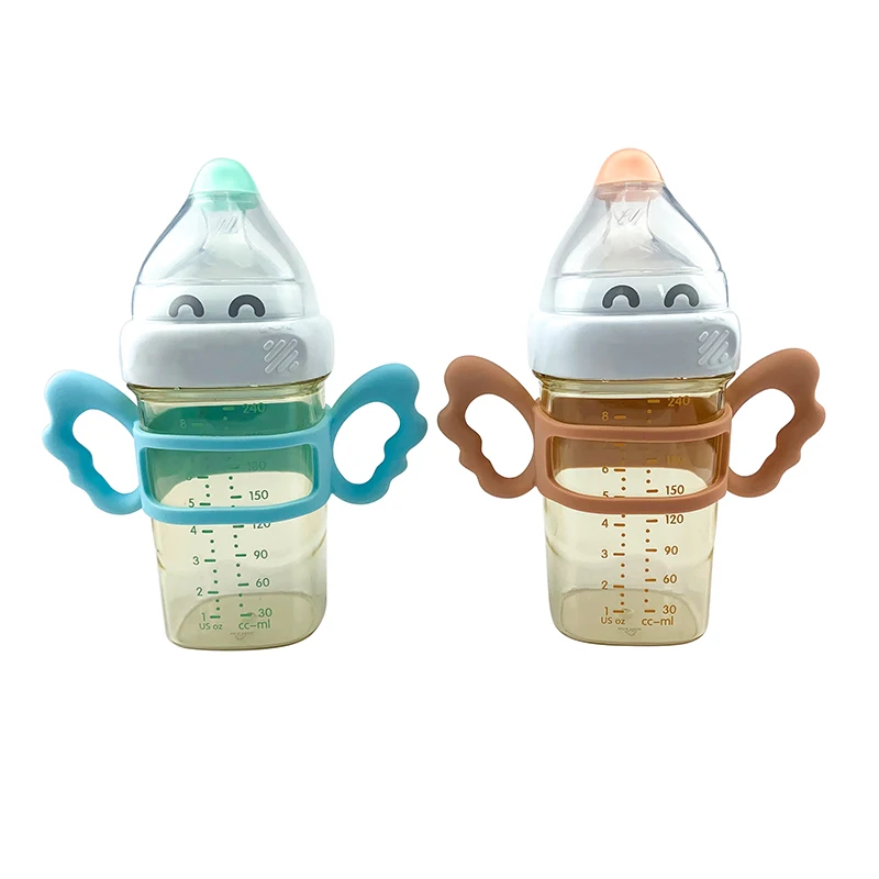 Hegen new design BPA free silicone baby bottle for newborn baby_3