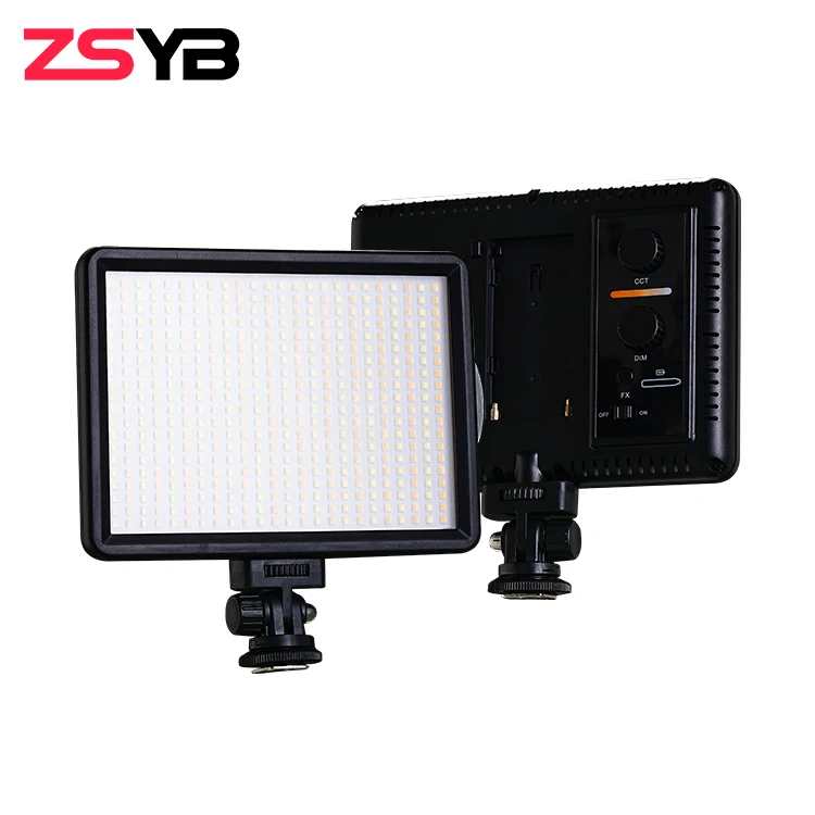 ZSYB Photographic Lighting P500 Portable Mini Size15watt Professional Led Photography Video Panel Light For Camera Vlog
