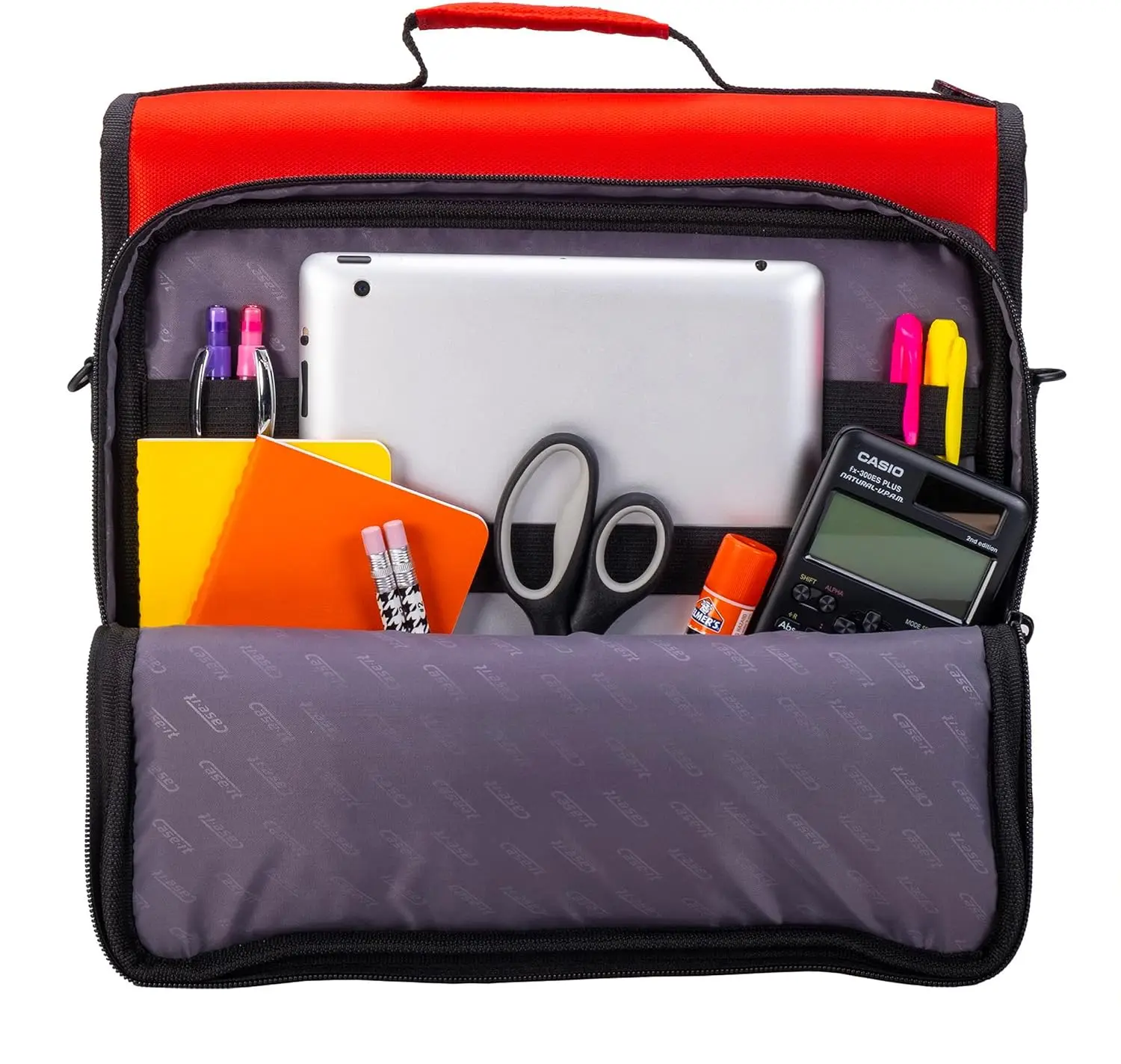Free Sample case it 3 Ring Zipper Binder 2 Inch 500 Sheet Capacity for School and Office Binder Organizer Zipper Binder