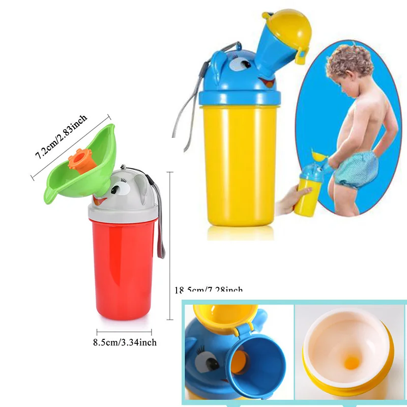 BAILI MEDICAL Portable Convenient Travel Cute Baby Urinal Kids Potty Girl Boy Car Toilet Vehicular Urinal Traveling urination