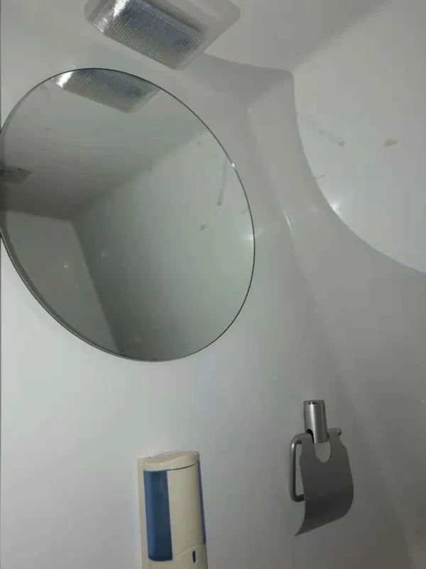 Bus Toilet which used for bus middle entry