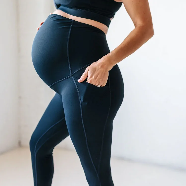 OpeActivewear оптовая продажа Одежда для беременных женщин длинные леггинсы с высокой