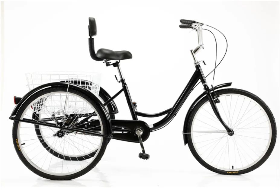 Factory 20 inch 24 26 old force adult pedal trike tricycle with frame loading