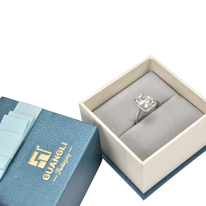 paper boxes for jewelry packing luxury custom ring bracelet necklace bangle paper ribbon jewelry box set customized logo