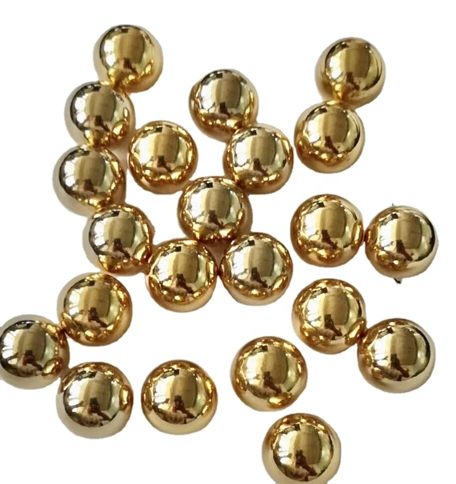 Yellow Stainless Steel Gold Mirror Polished Reflective Balls Electroplated Hollow Decorative Shiny Balls For Garden Christmas