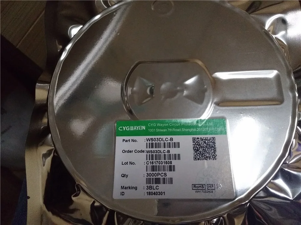 Original SOD323 WAYON with marking 3B SMD TVS antistatic diode  WS03DLC-B