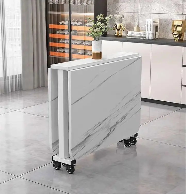 Multi-functional folding table Long hair small apartment free of installation folding table