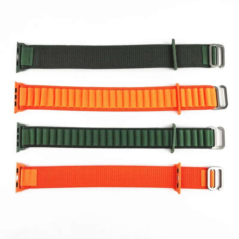 20mm 22mm Strap for Samsung Galaxy watch 5 Pro 45mm 4 classic Alpine loop nylon bracelet correa Galaxy watch 5 4 44mm 40mm band