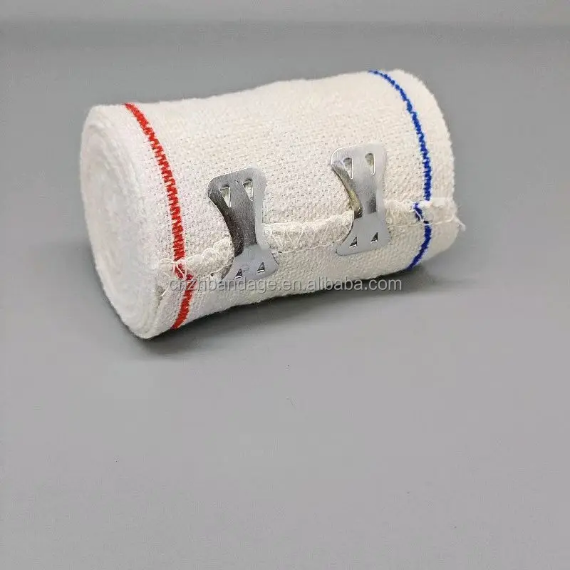 Quality Certification Customized Sports 50% Cotton Elastic Wrap Medical Tape Medicine Bandage