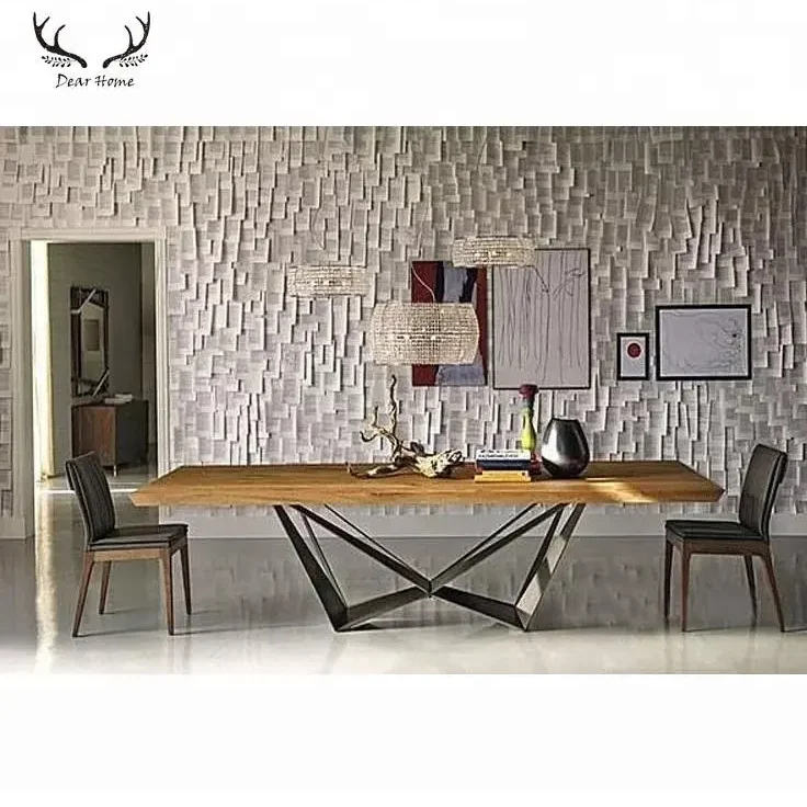 Innovative Design Customized Solid Wood Board Table Top Wooden CoffeeTable For Living Room