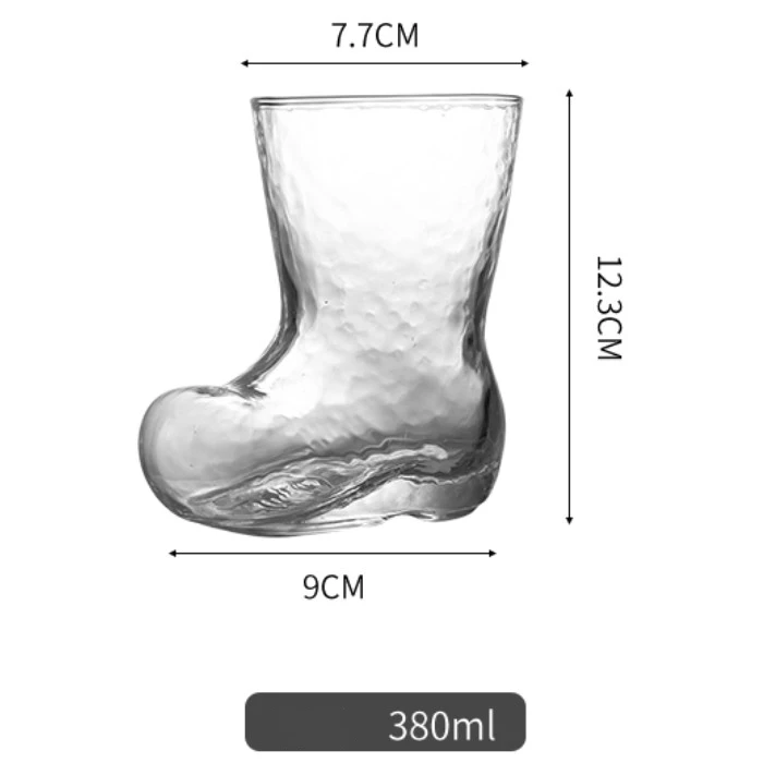 barware drinking glass beer cup funny boot shaped glasses verre 380ml unique pub barware beer boot glass