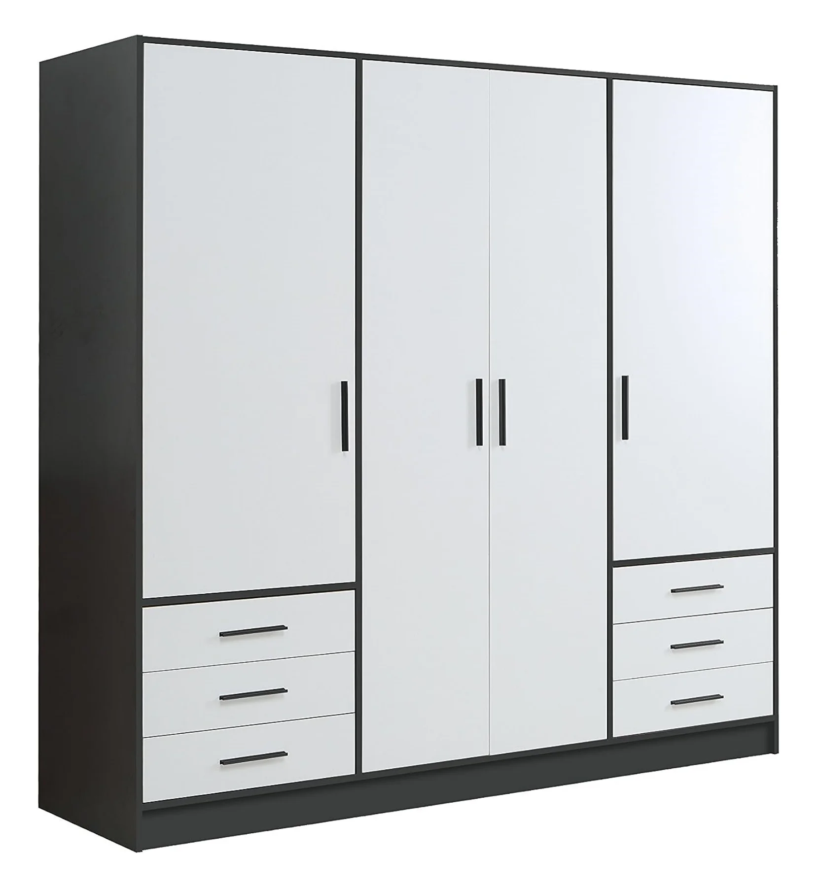 Project Minimalist bedroom large capacity wardrobe