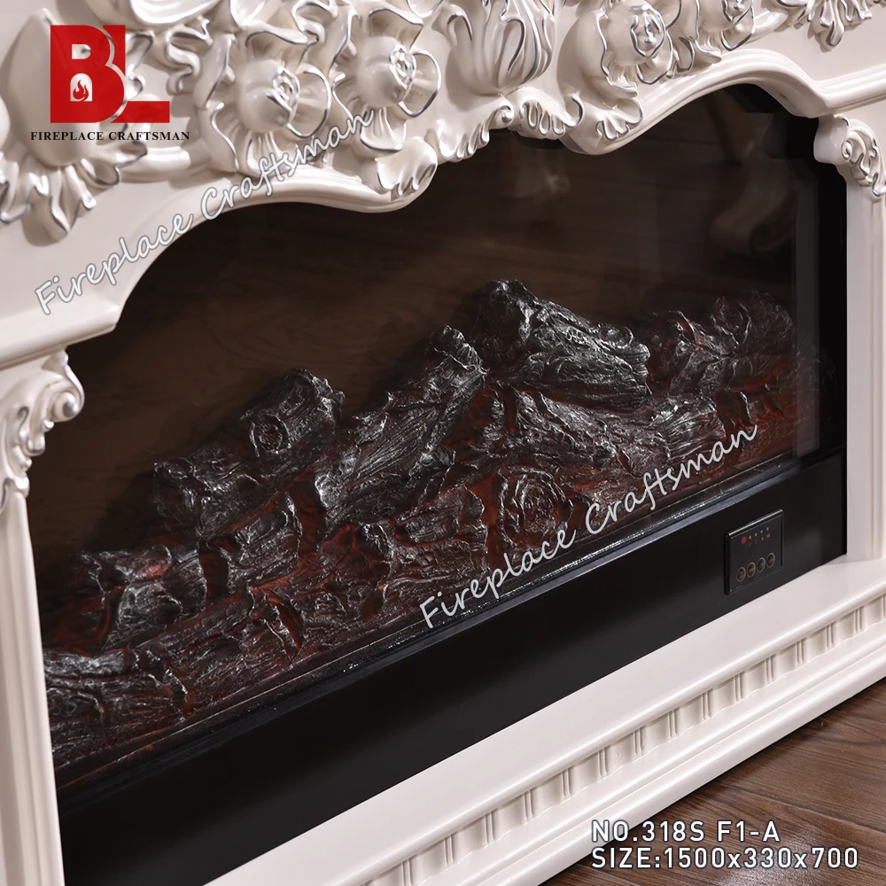 Living room tv stand electric fireplace electrical appliance indoor 2000w artificial master flame electric fireplace tv stand