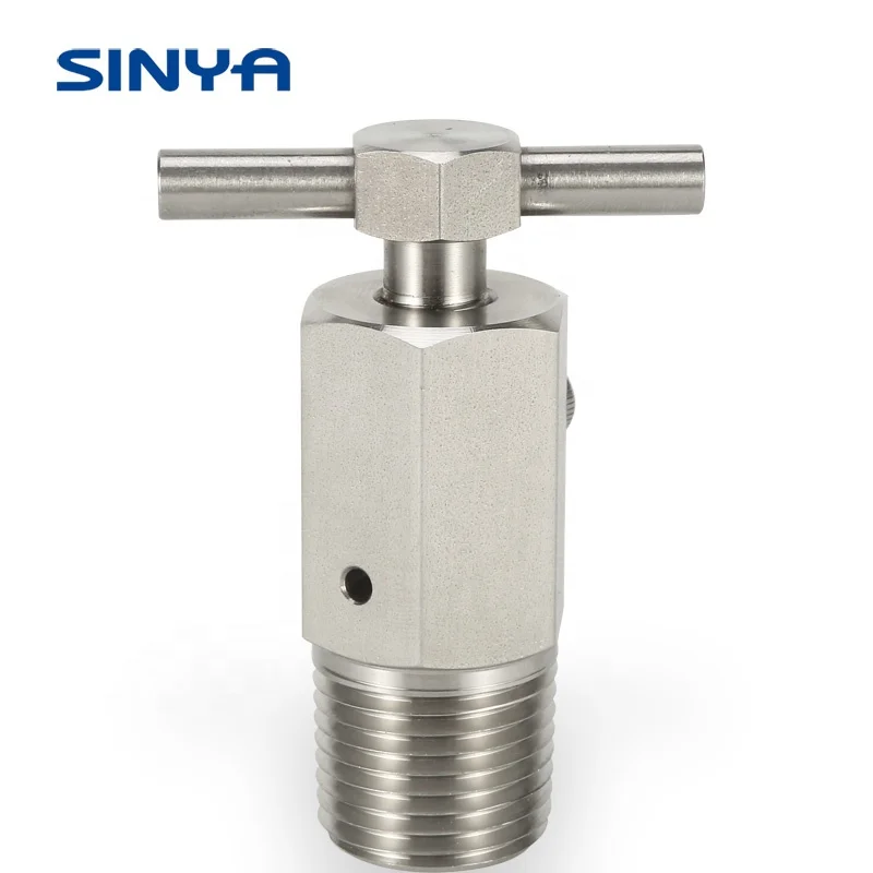 Stainless Steel 304/304L 316/316L Alloy Monel 400 Duplex  6000 PSI 1/4 3/8 1/2 NPT Instrument Purge  Bleed Vent Valve