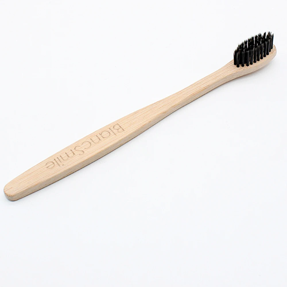 Private Logo Products Wholesale Teeth Whitening Bamboo Charcoal Toothbrush