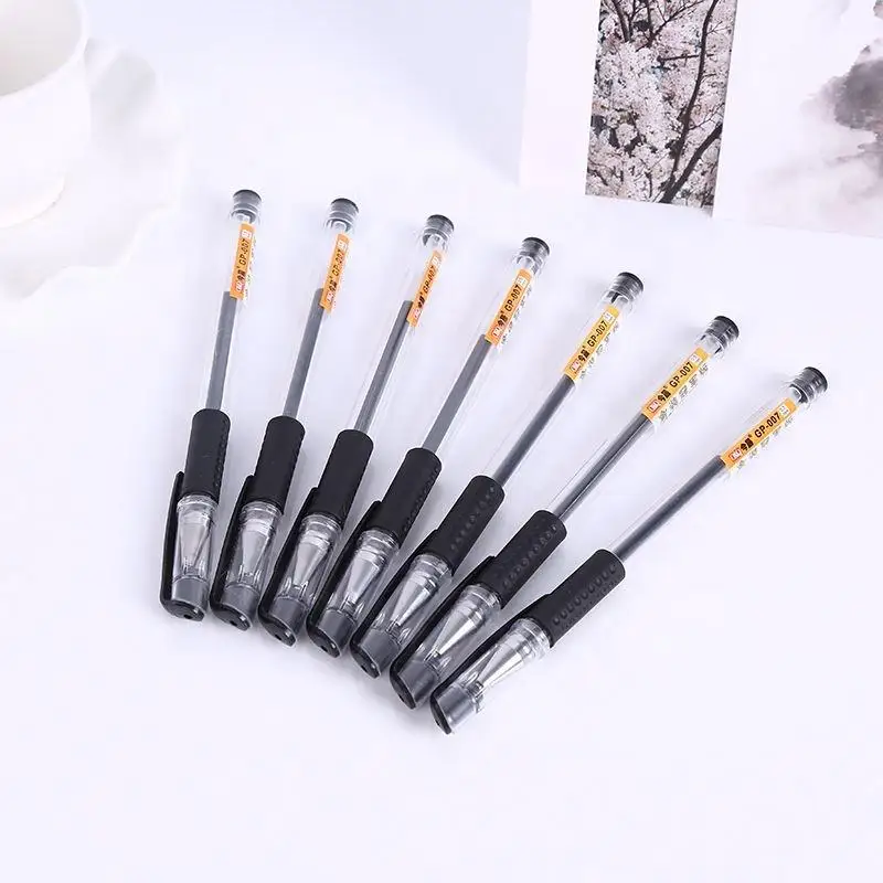 Best seller cheap transparent pen body gel ink pen advertising plastic promotional gel pen