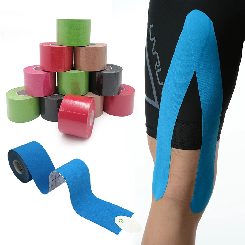 High Quality Rock Waterproof 5cm & 10cm KT Sports Kinesiology Therapy Athletic Tape in Stock!