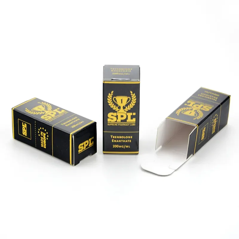 Holographic medical vial custom box TEST E 10ml vial box packaging